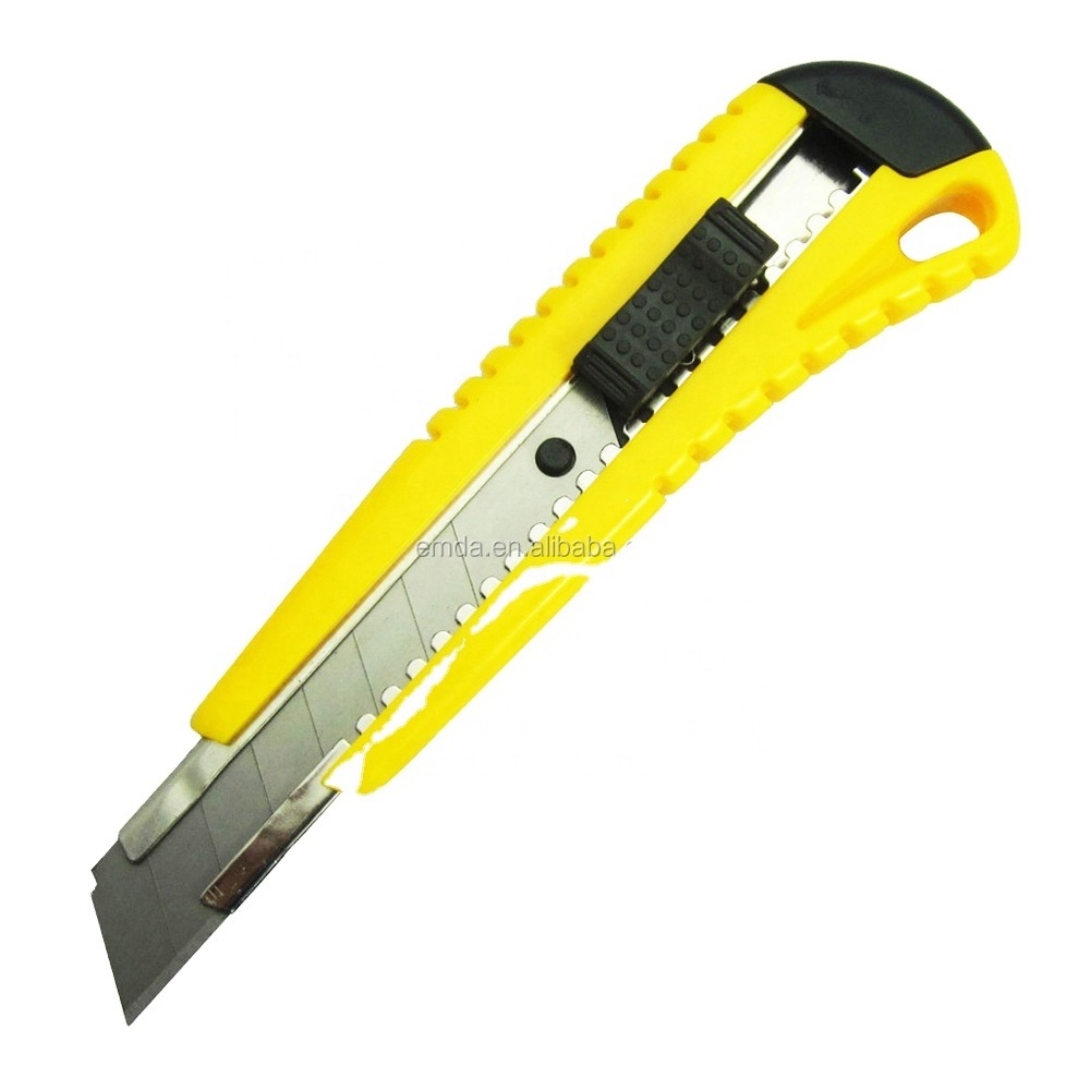 Box cutter 18mm stainless steel blade utility knife