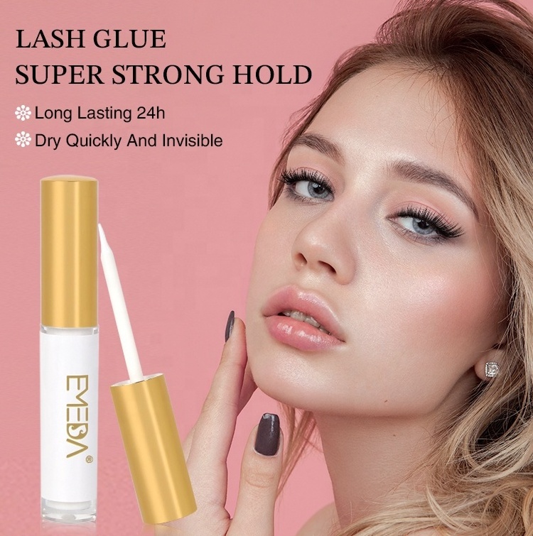 Strip Lash Glue DIY Cluster Lashes Adhesive Long Lasting White and Black Color Private Label