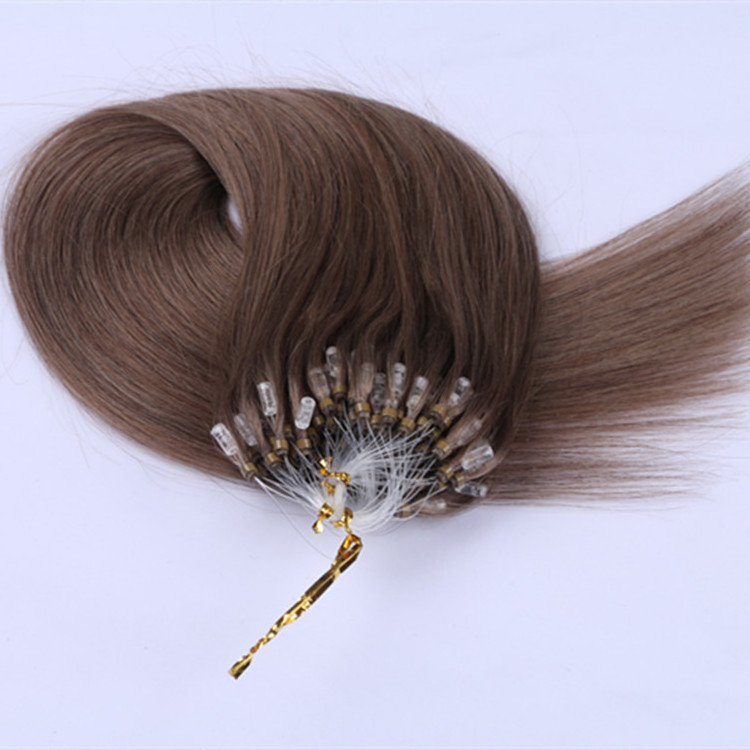 Double Weft Hair Extensions Micro Loop Ring Hair Extensions