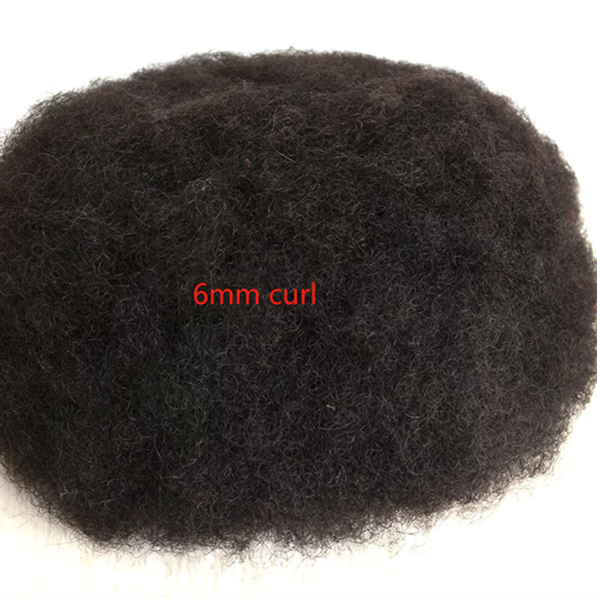 Stock African American tight curl hairpiece 8