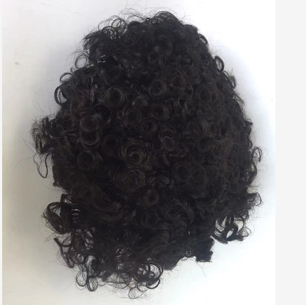 Stock African American tight curl hairpiece 8