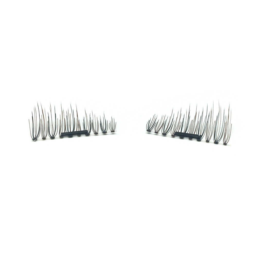 Synthetic fiber magnet lashes Magnetic False Eyelashes