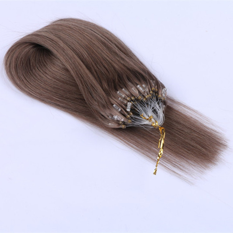 Double Weft Hair Extensions Micro Loop Ring Hair Extensions