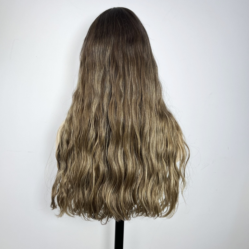 EMEDA Factory Vendor Luxury Russian European Thin Strand Sheitel Shevy Jewish Kosher Human Hair Wigs in stock