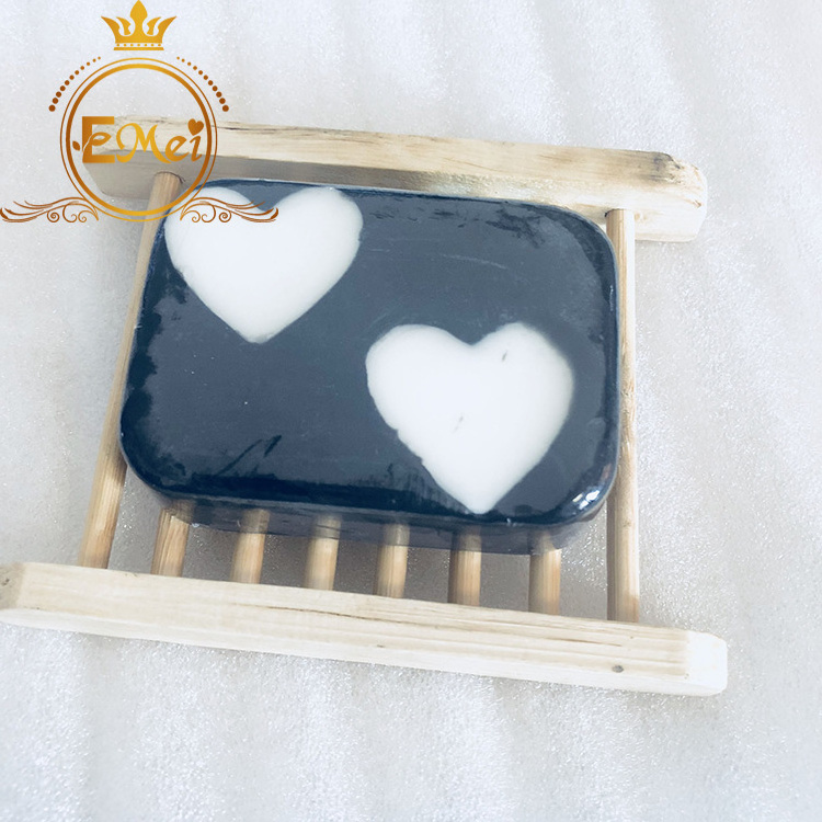 Best quality natural skin whitening face wash body wash handmade beauty activated bamboo charcoal soap