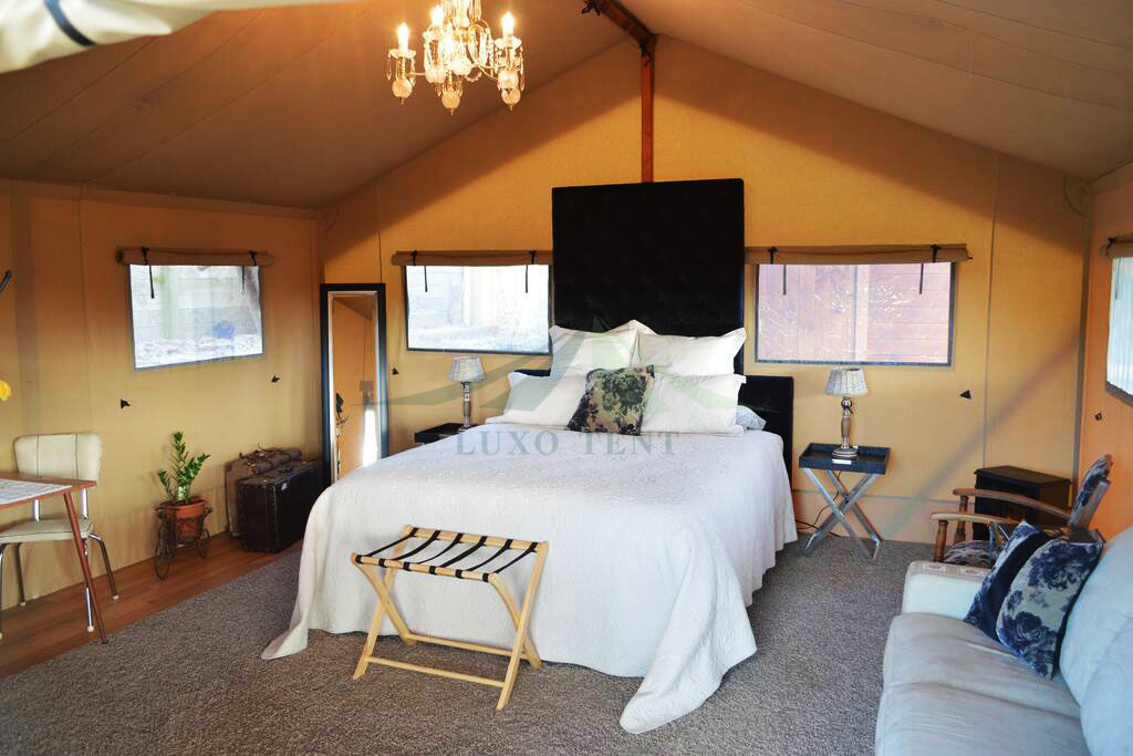 African safari tent manufacturer luxury for hotel khaki safari tent for sale