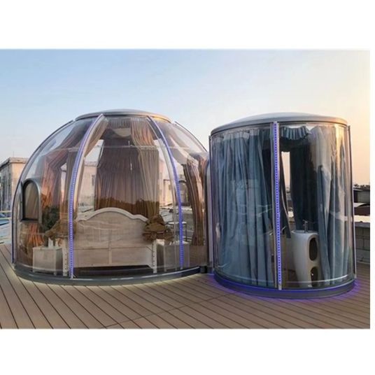 PC Dome Transparent Bubble Tent for Dining Cafe Resorts Villas