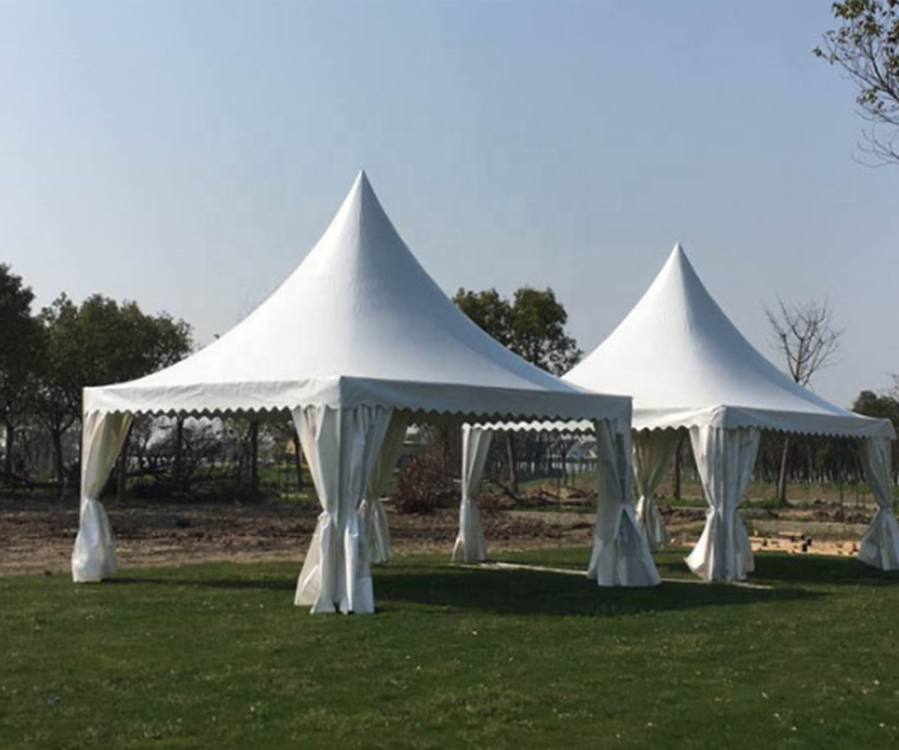 Outdoor Waterproof Aluminum Frame PVC Top 5x5 10x10 10x20 20x40 Canopy Pagoda Event Tent Heavy Duty