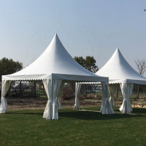 Outdoor Waterproof Aluminum Frame PVC Top 5x5 10x10 10x20 20x40 Canopy Pagoda Event Tent Heavy Duty