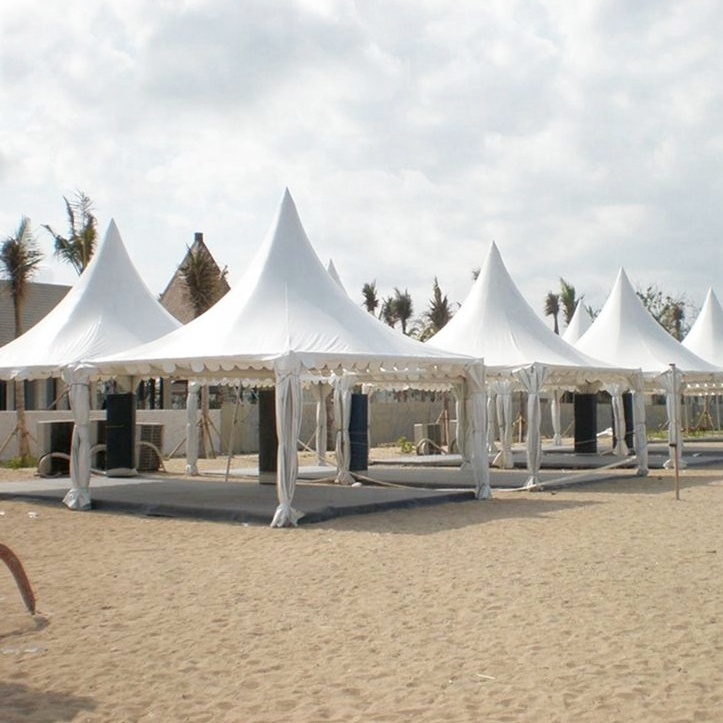 Outdoor Waterproof Aluminum Frame PVC Top 5x5 10x10 10x20 20x40 Canopy Pagoda Event Tent Heavy Duty