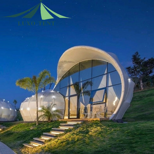 Luxo 2022 Sea Shell shaped outdoor Resort House luxury glamping camping family waterproof hotel tents