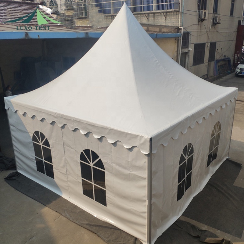 3X3 4X4 5X5 10X10 Outdoor Aluminum alloy Canvas  Stretch Hexagon Gazebo Pagoda Canopy Tent For Event