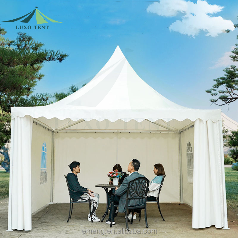 Luxo  3x3 4x4 5x5 10x10 Outdoor Canvas Hexagon Gazebo Pagoda Tent for Sale