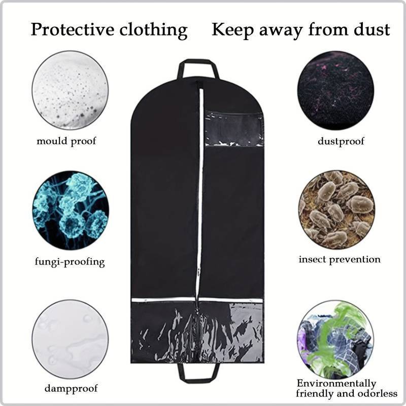 Waterproof storage non-woven clothing bag Gymnastics dance clothing bag garment bag with rack