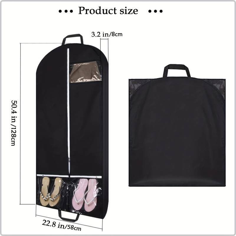 Waterproof storage non-woven clothing bag Gymnastics dance clothing bag garment bag with rack