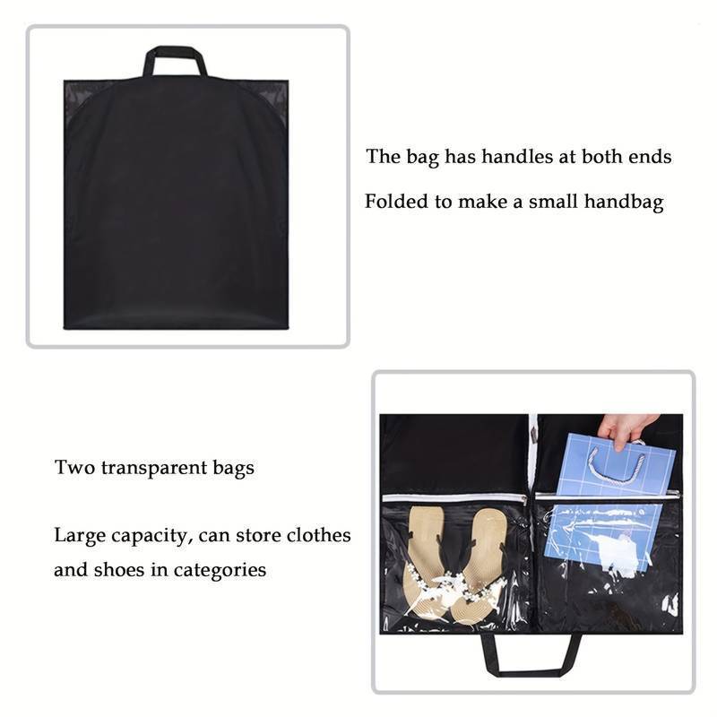 Waterproof storage non-woven clothing bag Gymnastics dance clothing bag garment bag with rack