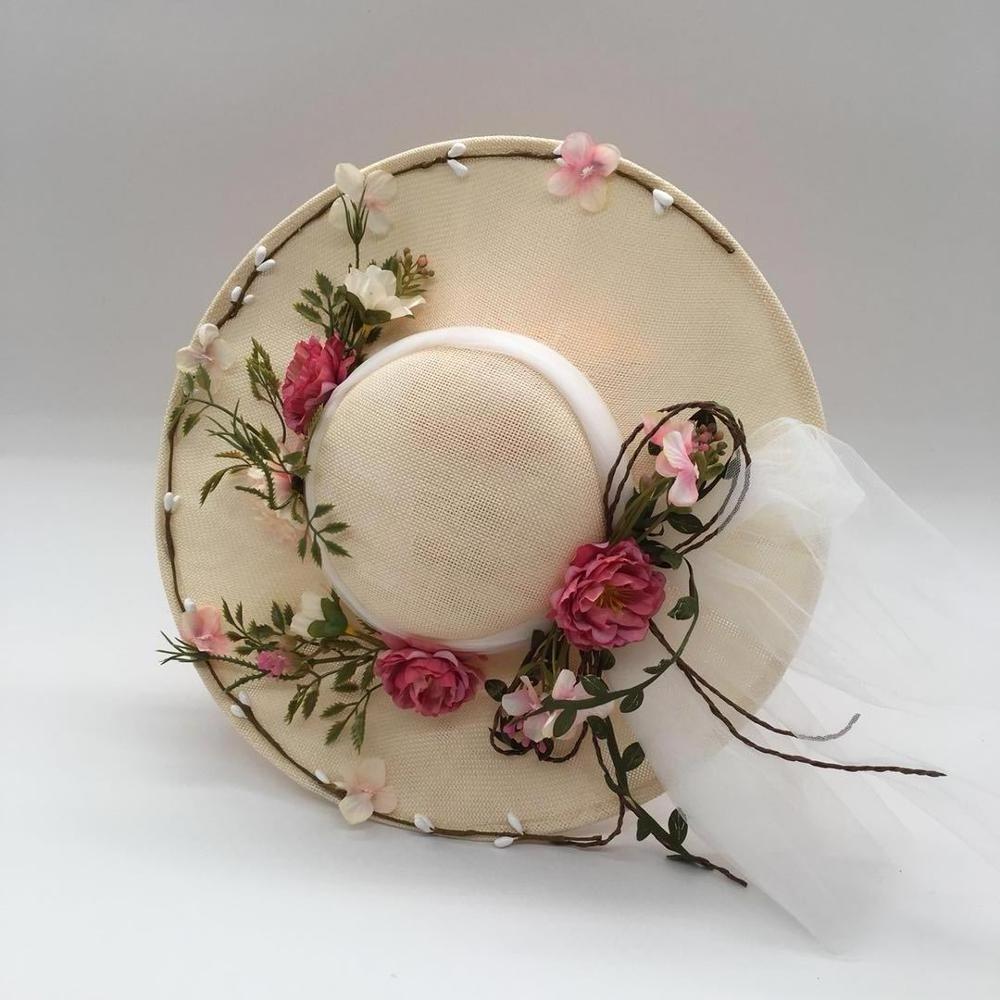 Wholesale Summer Holidays Ladies Wedding And Party Flower Hair Hairband Church Hats