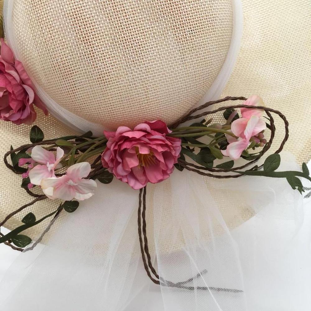 Wholesale Summer Holidays Ladies Wedding And Party Flower Hair Hairband Church Hats