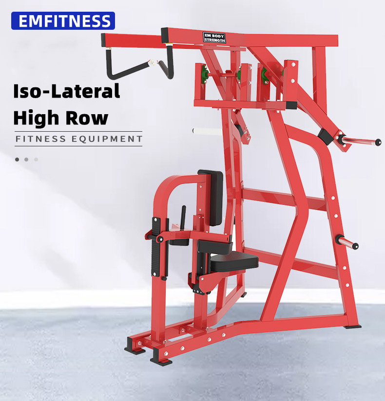 Strength Plate-loaded Machine Iso-Lateral High Row EM911 dezhou