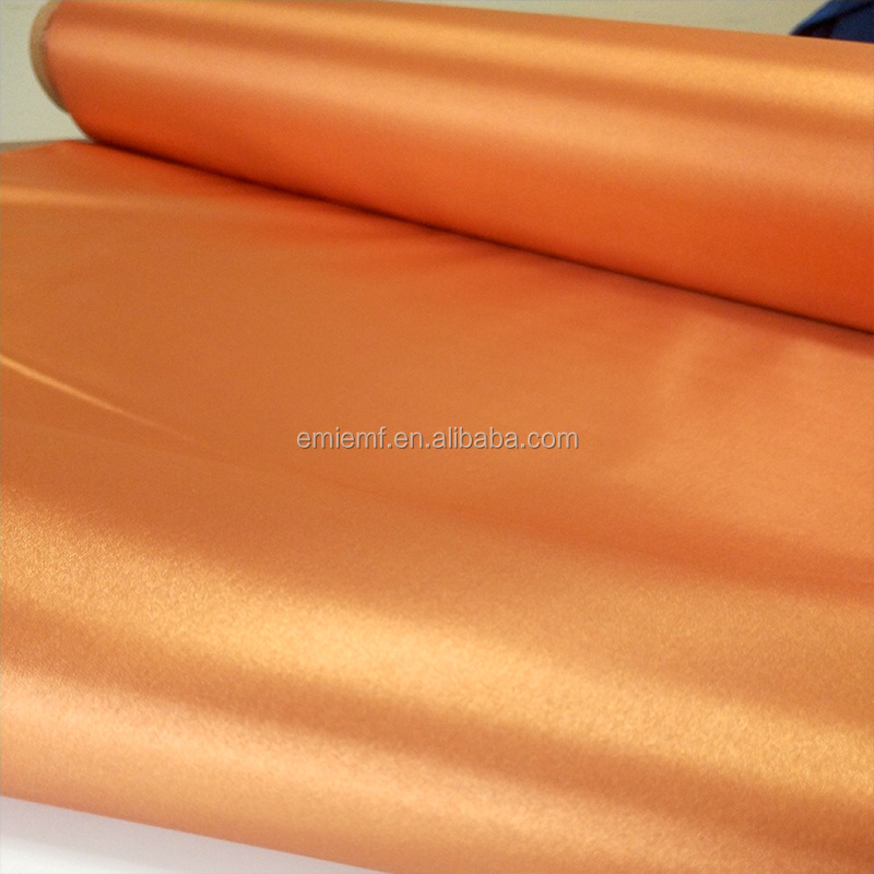 Nickel copper fabric EMF/EMI/RF shielding material