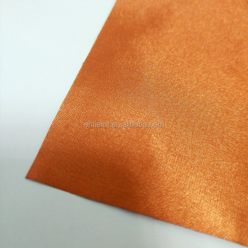 Nickel copper fabric EMF/EMI/RF shielding material