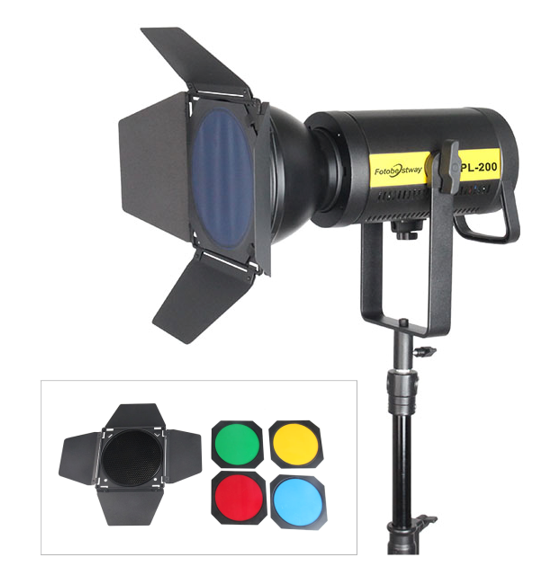 Fotobestway PL-150/300/400 LED Video COB studio Light 400W 5700K Photographic lighting equipment for Studio Photo Video Record