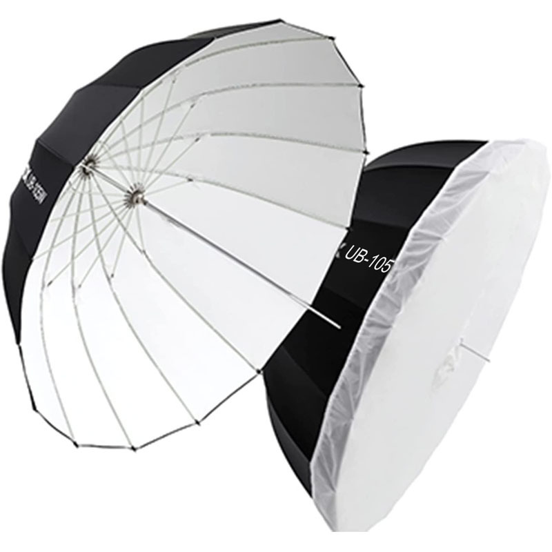 Godox UB-105W105cm Inner White Parabolic Deep Reflective Umbrella Studio Soft Light Umbrella  for Photography Video Shooting