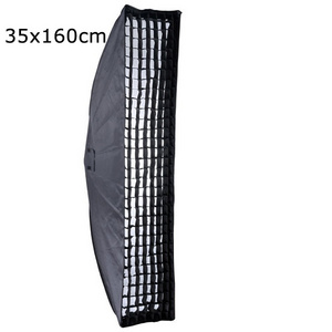 Godox 35*160cm 14"x 63" Rectangular Grid Honeycomb Softbox Bowens Mount for Studio Strobe Flash Light