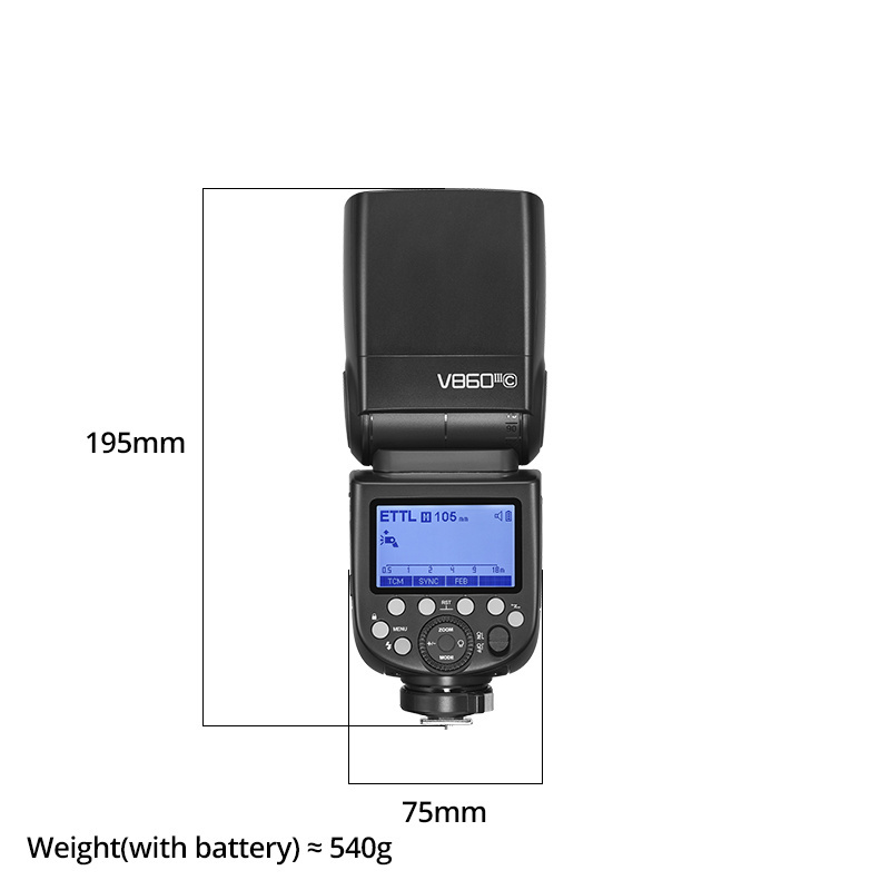 Godox V860III V860III-C V860III-N V860III-S Speedlite Camera TTL HSS Flash Light