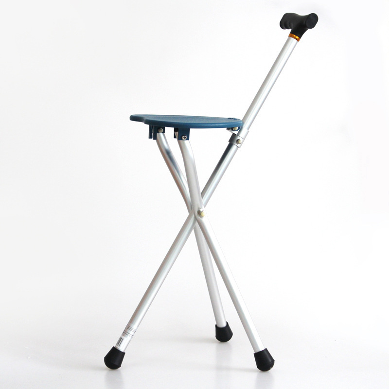 Elbow Crutches Aluminum Alloy Elderly Tripod Walker Crutches Stool  Walking Stick DOUBLE ADJUSTABLE HANDLE PAIR CRUTCHES