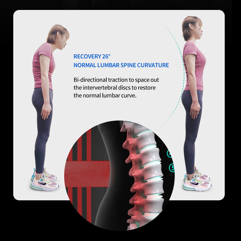 Home Lumbar Spine Relief Device Fitness Leg Puller Traction Bed Cervical Neck Traction Table Device