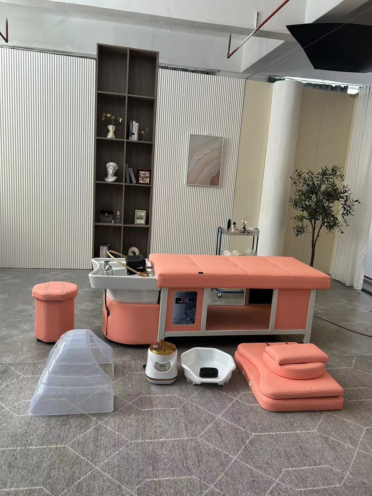 Multifunctional Hydrotherapy Circulating Washing Bed Thai Hair Salon Shampoo Table