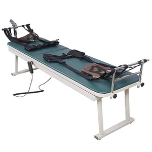 Hot Traction Device Hospital Cervical&Lumbar Electric Retractable Physiotherapy Traction Bed  Lumbar Traction Bed