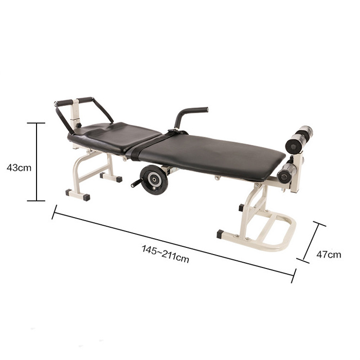 Medical Portable Orthopedic Traction Neck Stretcher Device Cervical Lumber Traction Bed