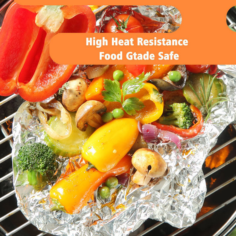 Food Grade Disposable Aluminium Foil For Baking bbq Grill