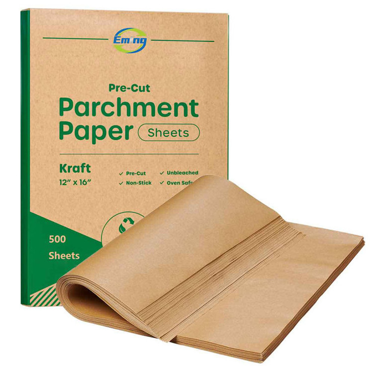 Hot Sale Unbleached Parchment Paper Baking Sheets