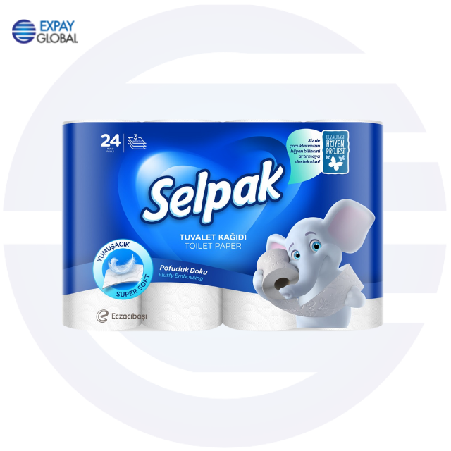 For Selpak Toilet Papers 3 ply 24 rolls Original Products all kinds