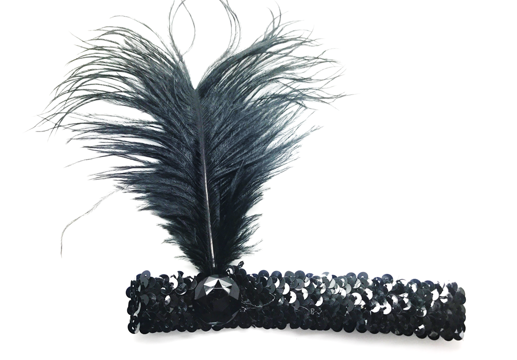 FLAPPER 1920'S FANCY DRESS LONG GLOVES HEADBAND GATSBY BURLESQUE HOLDER PARTY ACCESSORIES