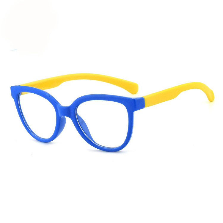 Hot Sell Flexible Silicone Optical Eyeglasses Frames Computer Glasses Bluelight Kids Anti Blue Light Blocking   Glasses