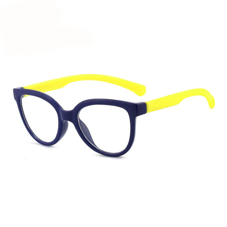 Hot Sell Flexible Silicone Optical Eyeglasses Frames Computer Glasses Bluelight Kids Anti Blue Light Blocking   Glasses