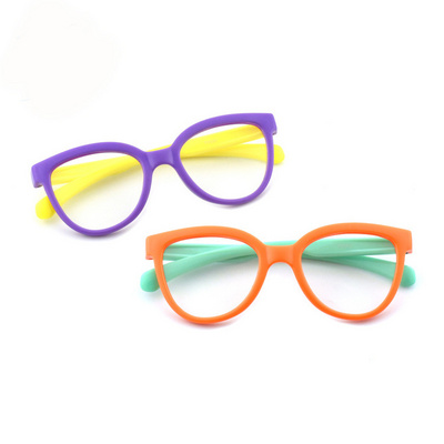 Hot Sell Flexible Silicone Optical Eyeglasses Frames Computer Glasses Bluelight Kids Anti Blue Light Blocking   Glasses