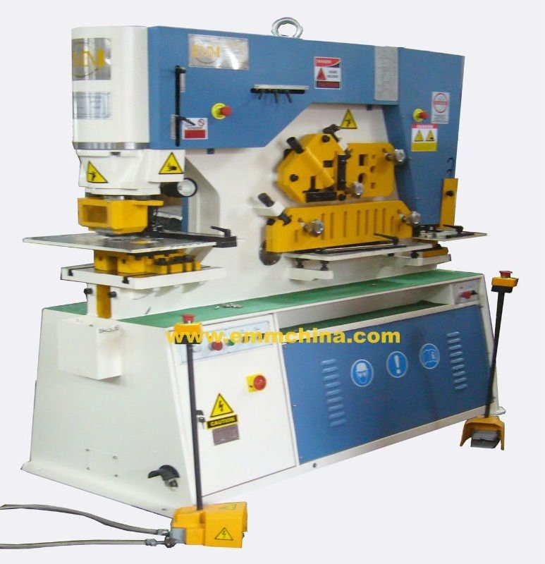 EMM Q35Y-20  single cylinder hydraulic universal multi-function and sunrise hydraulic ironworker machine