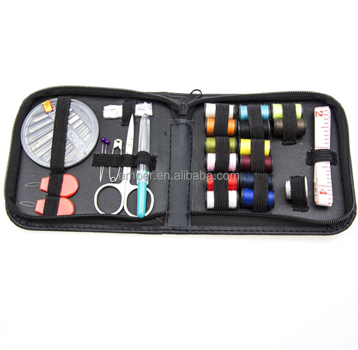 EMOER 27pcs  Portable Sewing Kit Home Family Multi-function Travel Sewing Kits Bag For Hobbies