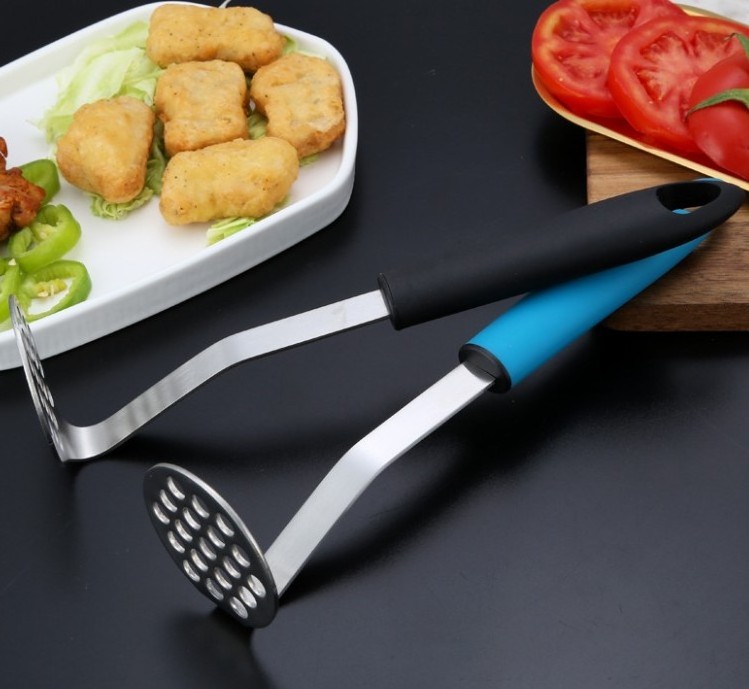 EMOER Kitchen tools manual  Potato Masher Press for Smooth Mashed Vegetables