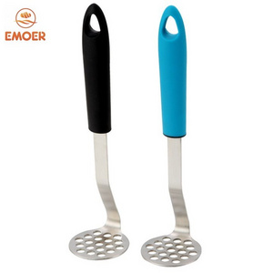 EMOER Kitchen tools manual  Potato Masher Press for Smooth Mashed Vegetables