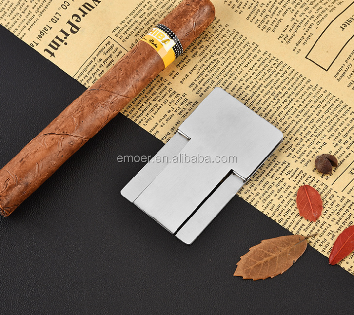 Customized Logo Stainless Steel Cigar Stand Holder