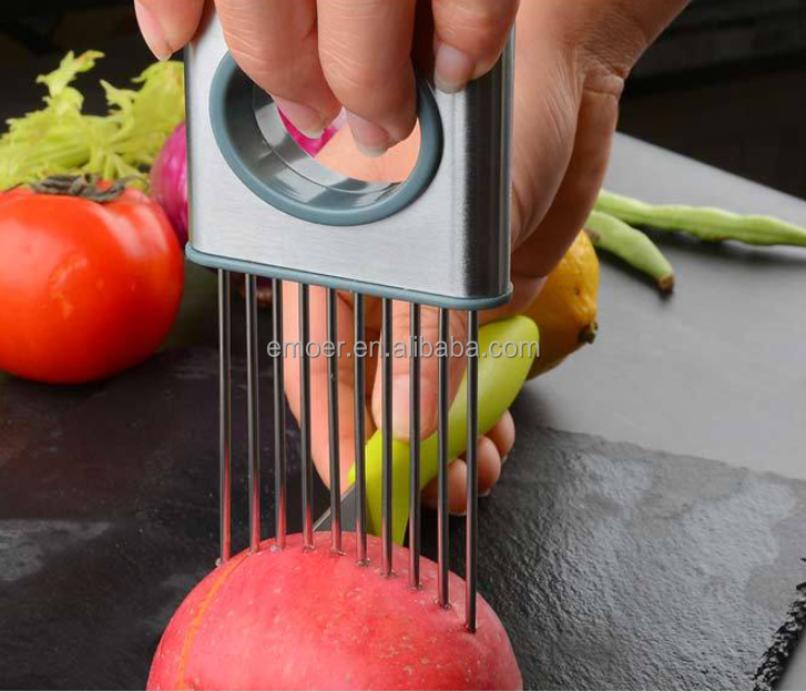 kitchen stainless steel  slicer lemon cucumber cutter