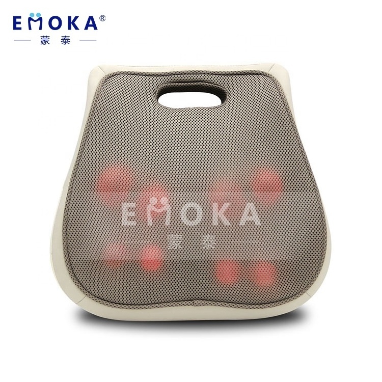 New Type Comfortable Thermo Relax Back 3D Shiatsu Massage Cushion