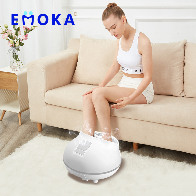 Wholesale Electric Steamer Spa Bath Basin Bucket Deep Water Herbal Pedicure Electric Foot Bath SPA Massage Machine Foot Massager