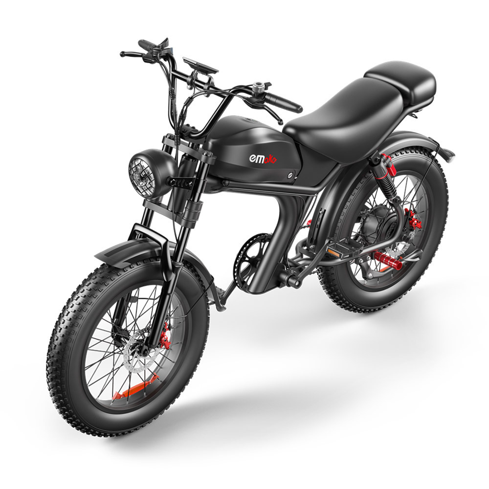 Emoko C93 EU USA Dropshipping 48V Electric bike 20 inch off road fat tire big battery Speed 50km 1000w motor adult bicycle